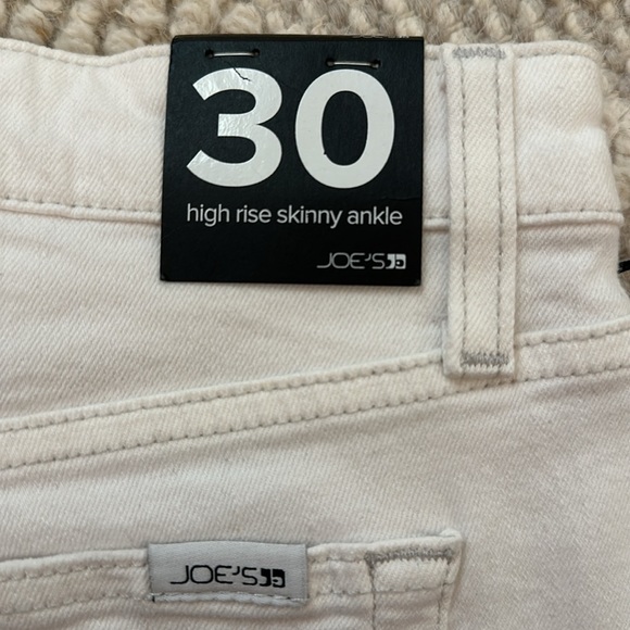 Joe’s Jeans (Wonen’s) - High Rise Skinny Size 30 White NWT - Picture 2 of 12